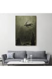 Franz Sedlacek Ağaçlar Üstündeki Hayalet Duvar Tablosu  Witches Halloween -6381