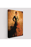 Flamenko Dansçısı Kadın Dekoratif Duvar Tablosu-6425