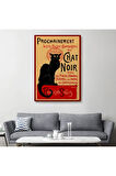 Siyah Kedi Tablosu - Le Chat Noir Theophile Steinlen-6431