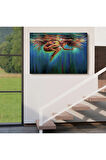 Su Altındaki Kadın Dekoratif Duvar Tablosu-6653