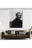Atatürk Portre Tablosu Mustafa Kemal Atatürk Dikdörtgen Dekoratif Kanvas Tablo-fd-128