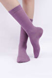 Mısırlı Kadın %10 GÜMÜŞ madeni içerikli Mor Soket Çorap   M 78000 MR