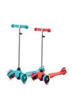 DN-80001 Ayarlanabilir ve Işıklı 3 Tekerlekli Çocuk Scooterı - Güvenli ve Eğlenceli Sürüş