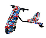 Drift Car Elektrikli Kaykay Drift Scooter Bluetoothlu Grafity Desenli Kasa D09