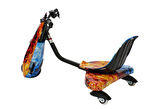 Drift Car Elektrikli Kaykay Drift Scooter Bluetoothlu Grafity Desenli Kasa D10