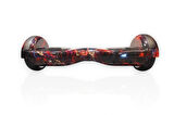 CityMate Elektrikli Kaykay Full Ledli Hoverboard D-15 Bluetooth Hoparlörlü 6.5 Inch Desenli Çanta Hediye