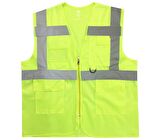 Mühendis Tipi İkaz Yeleği - Sarı