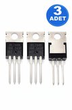 3 Adet IRLZ44N MOSFET – Logic Level, Yüksek Akım, TO-220 Paket