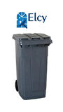 ELCY 240 LT Gri Çöp Konteyneri Isıya Karşı Dayanıklı