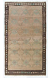 133x231 cm Karapınar / Türkiye'den Eşsiz Eski El Dokuma Yün Halı