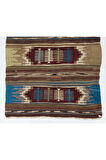 142x233 cm Eski Rustik Kilim, Düz Dokuması Yünlü Halı