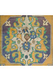 126x235 cm Eski Anadolu Halısı, Kır Evi için Yün Halı, Rustik Dekor