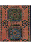 142x338 cm Eski El Düğümlü Yolluk Halı. Türünün tek örneği Yün Koridor Halısı
