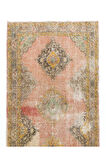140x392 cm Eşsiz Türk Yolluk Halı, 1950'lerde Yapıldı. Koridor dekoru için el yapımı Yün Halı