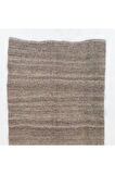 127x410 cm Çizgili Eski El Dokuması Kilim Yolluk. %100 Doğal Yün Halı