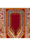 100x160 cm Yarı Antik El Yapımı Türkiye Kırşehir Seccadesi, Halı Seccade