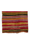 140x340 cm El Yapımı Eski Yolluk Kilim (Düz Dokuma), %100 Yün El Dokuma Halı