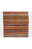 138x347 cm Eski Geleneksel Kilim Yolluk. %100 Doğal Yün Halı