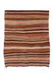 153x357 cm El Dokuması Eski Orta Anadolu Yolluk Kilimi, Düz Dokuma Kilim Halı, %100 Yün