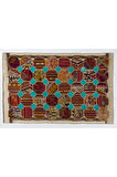 167x264 cm Eski El Yapımı Türk Patchwork Kilim. Düz Dokuma Kilim