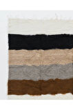 180x223 cm Yumuşak Tiftikli Kilim, Battaniye, Eski Yatak Örtüsü, El Yapımı Kanepe Örtüsü
