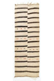 127x378 cm Eski Düz Dokuma Kilim Yolluk. %100 Doğal Yün Halı