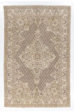 208x316 cm Eski "Güneşte Soldurulmuş"  El Yapımı Türk Uşak Halısı