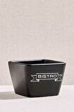 Bistro Seramik Servis Kasesi Siyah
