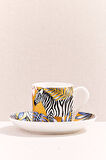 Zebra Porselen Kahve Fincanı