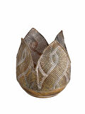 Knit Metal Tealight Mumluk