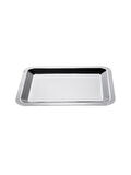Keyif Metal Dikdörtgen Tepsi Silver