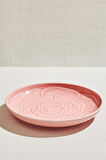 Rose Seramik Çukur Tabak Pembe