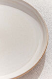 Eco Seramik Pasta Tabağı Beyaz