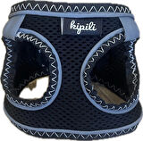 Siyah köpek göğüs tasması
