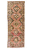 143x373 cm Koridor için El Yapımı Eski Köy Yolluk Halısı, Antre Hol Halı