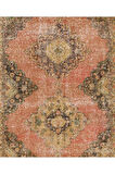 143x373 cm Koridor için El Yapımı Eski Köy Yolluk Halısı, Antre Hol Halı