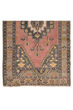 137x255 cm Eski El Yapımı Köy Halısı, Yaklaşık 1960, Ev ve Ofis için Yün Halı