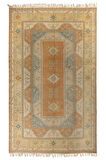 293x412 cm Eski Muğla Milas Halı, Yumuşak Toprak Renkleri, %100 Yün El Dokuma Halı