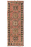 130x352 cm Türkiye'den Otantik Koridor Halısı, 1960'lar El Yapımı Yolluk Halı