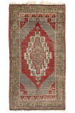 160x285 cm Eski Geleneksel El Yapımı Anadolu Halısı, 1950 civarı