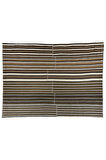 330x450 cm Büyük Boy Çizgi Desenli El Dokuması Eski Kilim