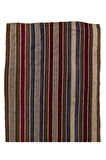 166x400 cm Çizgili El Dokuması Yolluk Kilim, Mutfak Dekoru için Düz Dokuma Kilim
