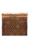 204x337 cm Geleneksel Eski El Dokuması Cicim Kilim. %100 Yün