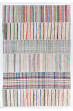 370x534 cm Eski Pamuklu Kilim, Düz Dokuma Çaput. Özel Seçenekler Mevcuttur
