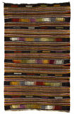 170x276 cm Geleneksel Eski El Dokuması Kilim, 1970'lerden Kilim