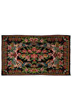 233x382 cm Çiçek Desenli Duvar Askısı. El Dokuma Kilim, %100 Yün ve Doğal Boyalardan Yapıldı
