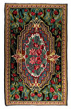 200x318 cm Türünün Tek Örneği Eski Duvar Askısı, Çiçekli Kilim, El Dokuma Moldova Kilimi, %100 Yün