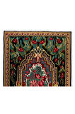 200x318 cm Türünün Tek Örneği Eski Duvar Askısı, Çiçekli Kilim, El Dokuma Moldova Kilimi, %100 Yün