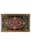 200x318 cm Türünün Tek Örneği Eski Duvar Askısı, Çiçekli Kilim, El Dokuma Moldova Kilimi, %100 Yün