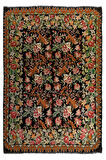208x295 cm Türünün Tek Örneği Eski Duvar Askısı, Çiçekli Kilim, El Dokuma Moldova Kilimi, %100 Yün